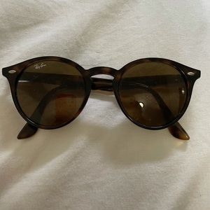 Rayban Tortoise Shell Circle Sunglasses